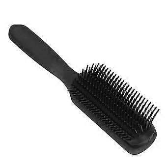 Pente de cabelo 9 linhas Styling Brush alisamento Desembaraçar Anti estático Escova de cabelo encaracolado para todos os tipos de cabelo