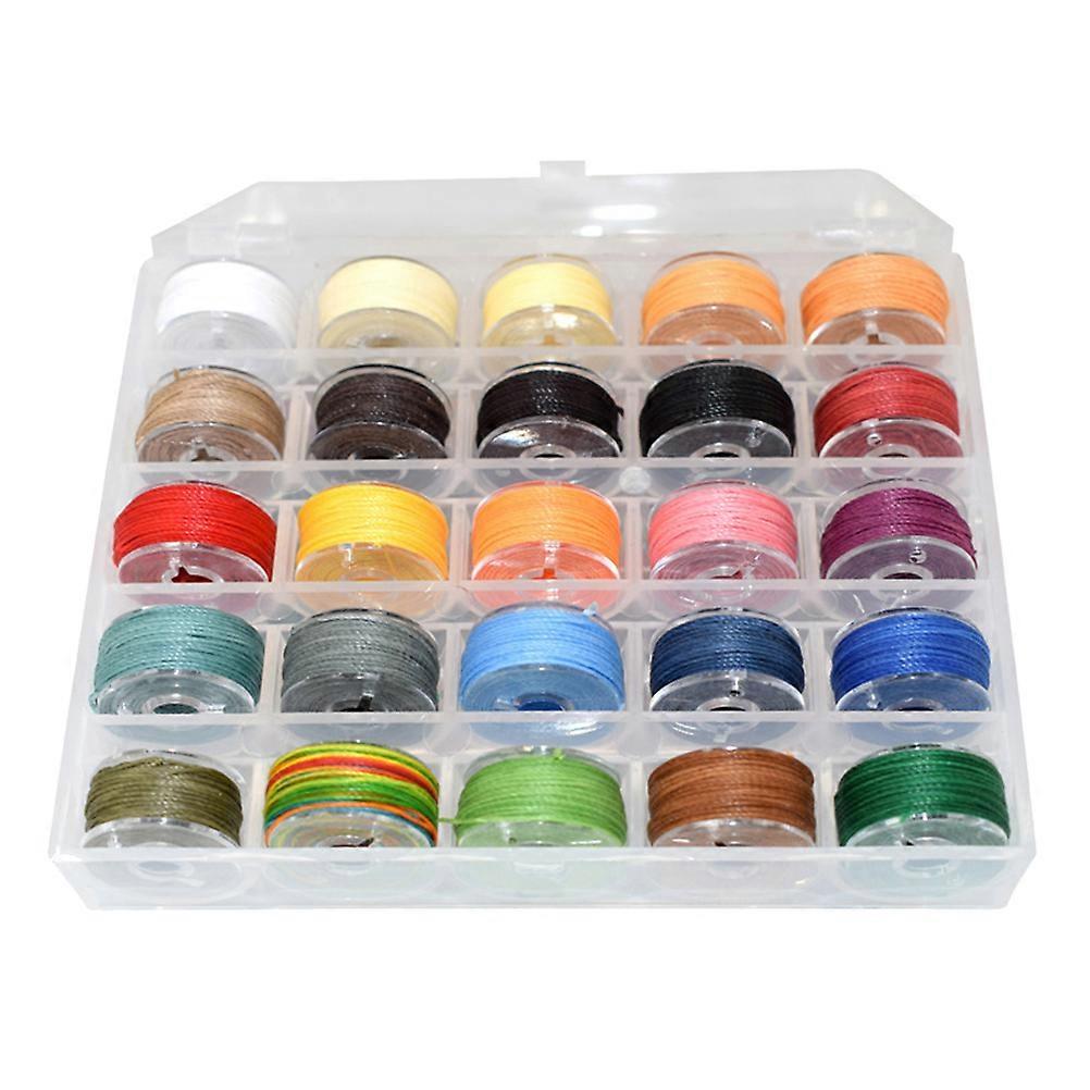 Round Wax Line Stitching Cord for Sewing Use 2 Boxes