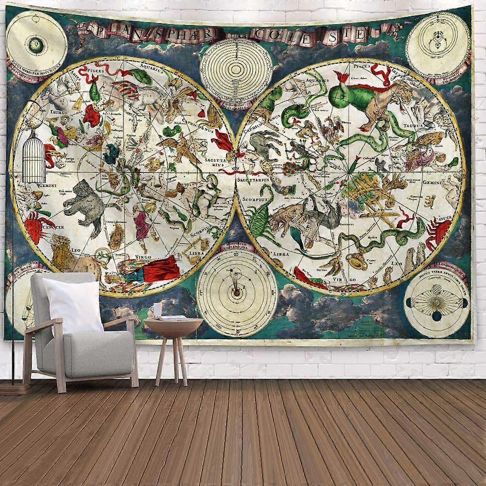 World Map Decorate Flag HY2750
