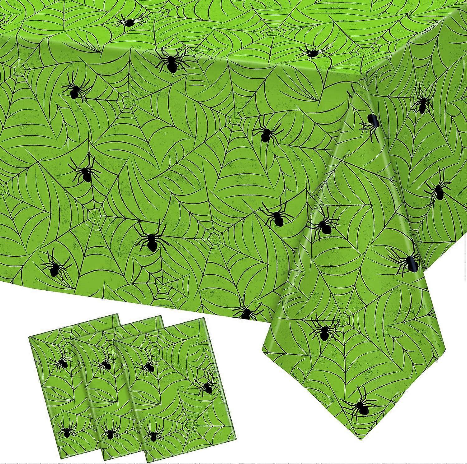 3 Pack Halloween Tablecloth Rectangular Table Halloween Party Decorations