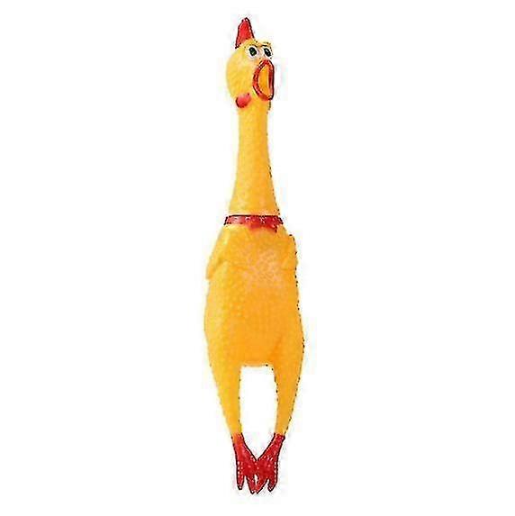 Durable Squeaky Shrill Rubber Chicken