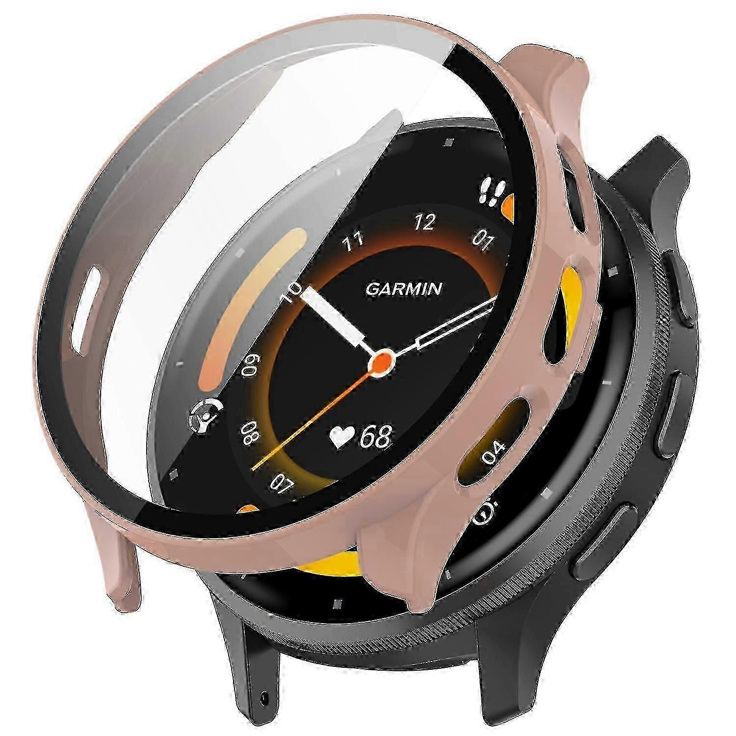 Scratch-Resistant Tempered Glass Screen Protector Garmin Venu 3 PC Case