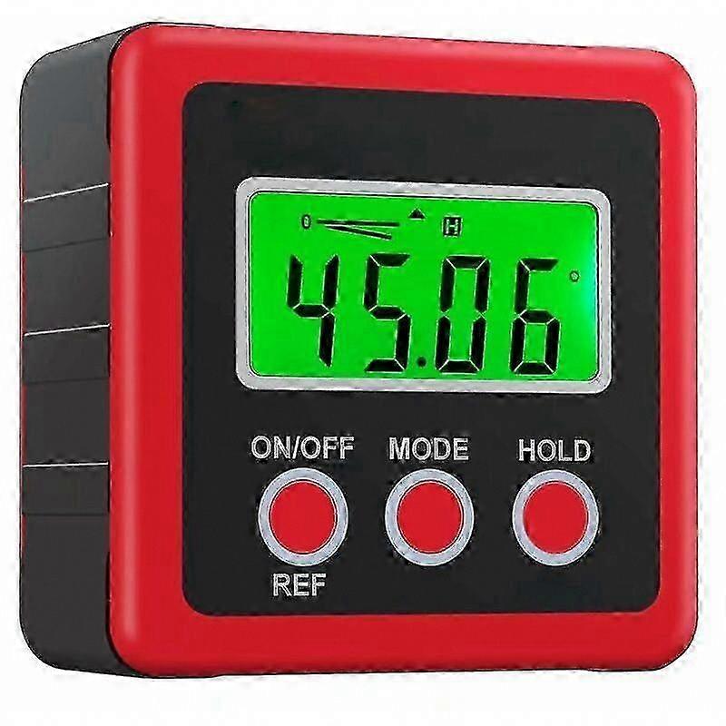 Digital LCD Goniometer Angle Measurer - Waterproof Inclinometer Protractor compatible with Car Work & Case Chamfer