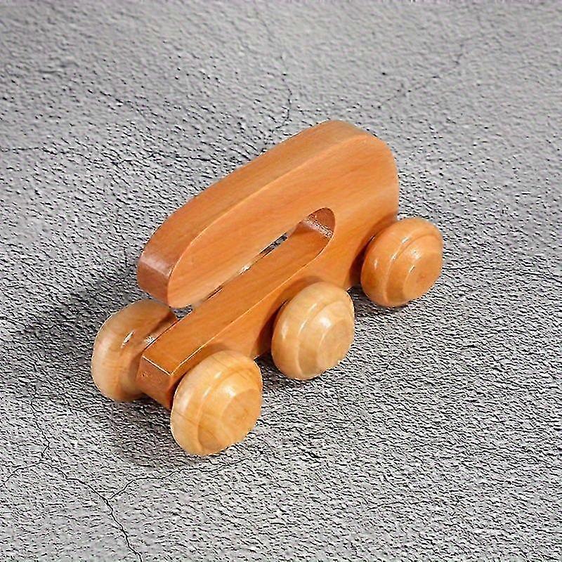 Natural Beechwood Spiked Massage Roller