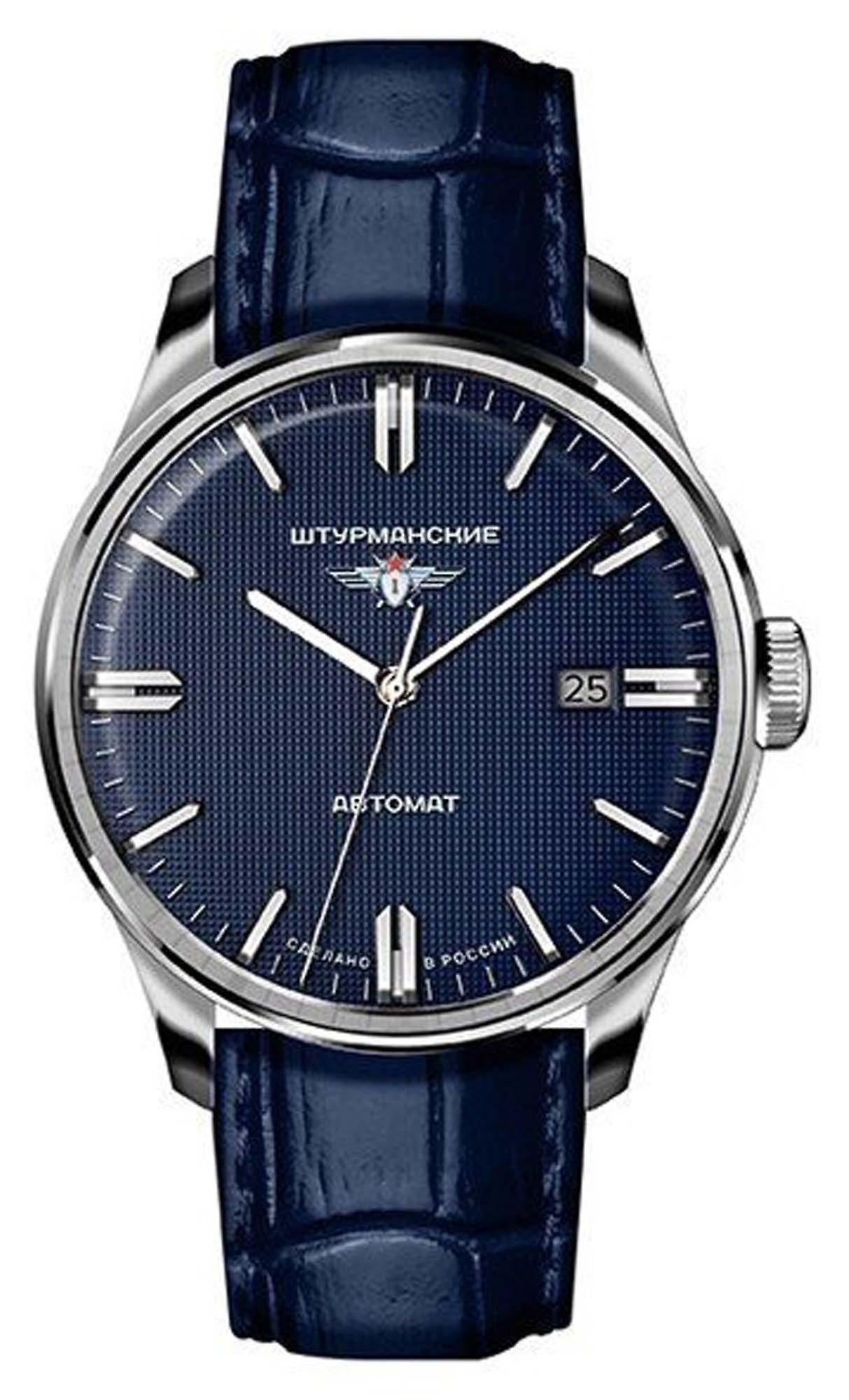 Gagarin classic Automatic Analog Men's Watch with Cowskin Bracelet 9015/1271570