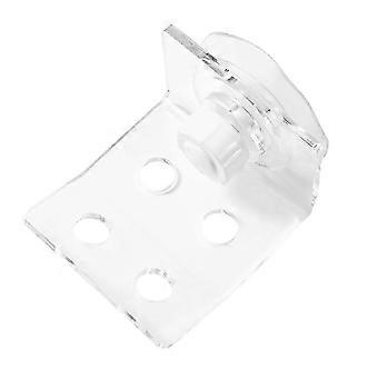 Robust, transparent acrylic coral holder with strong suction cup compatible with aquariums (white). Good quality.