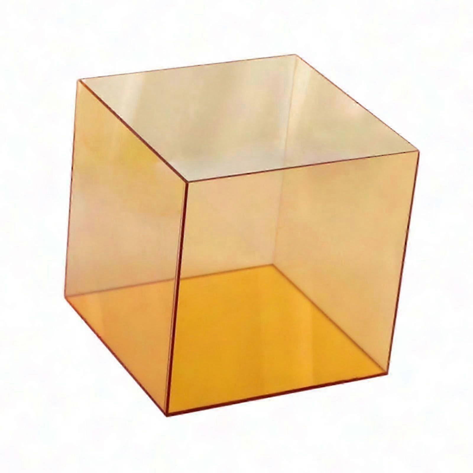 stackable Clear Storage Cube Organizer, Display Case for Dolls Toys, Showcase Container Box Stand_HP