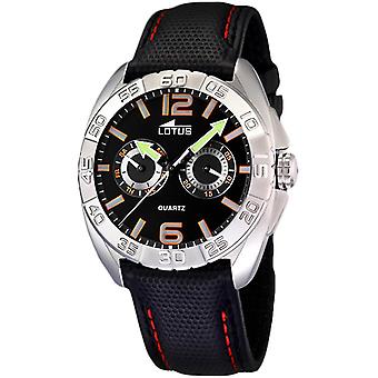 Lotus Sport Quarz Analog Man Uhr mit Rindsleder Armband L15695/3