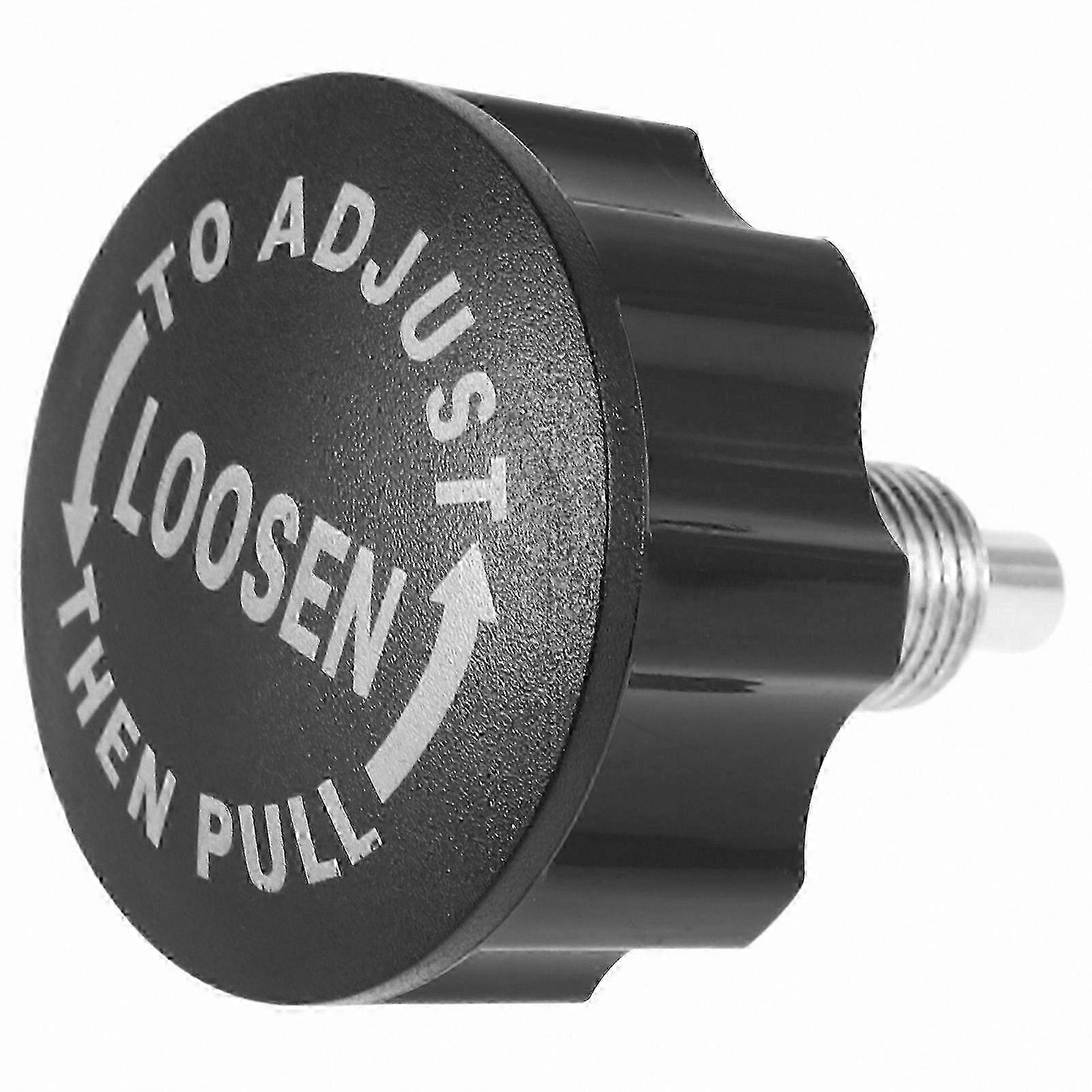 Exercise Bike Resistance Control Ball Knob - Pull Pin Spring Design (Black, Single Unit)