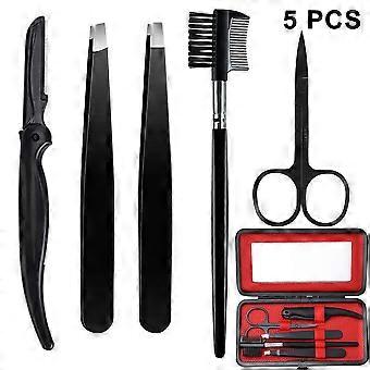 Ultimate Eyebrow Trimmer Scissors Set Travel-Friendly Stainless Steel