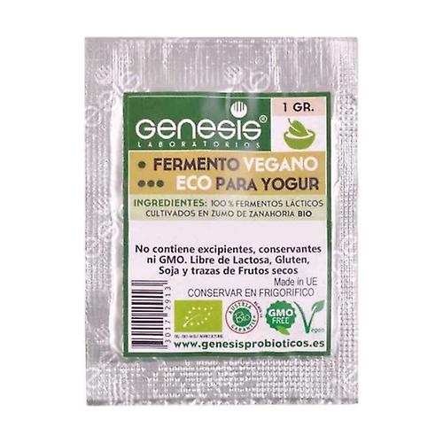 Organic and vegan yogurt fermentation 1 packets