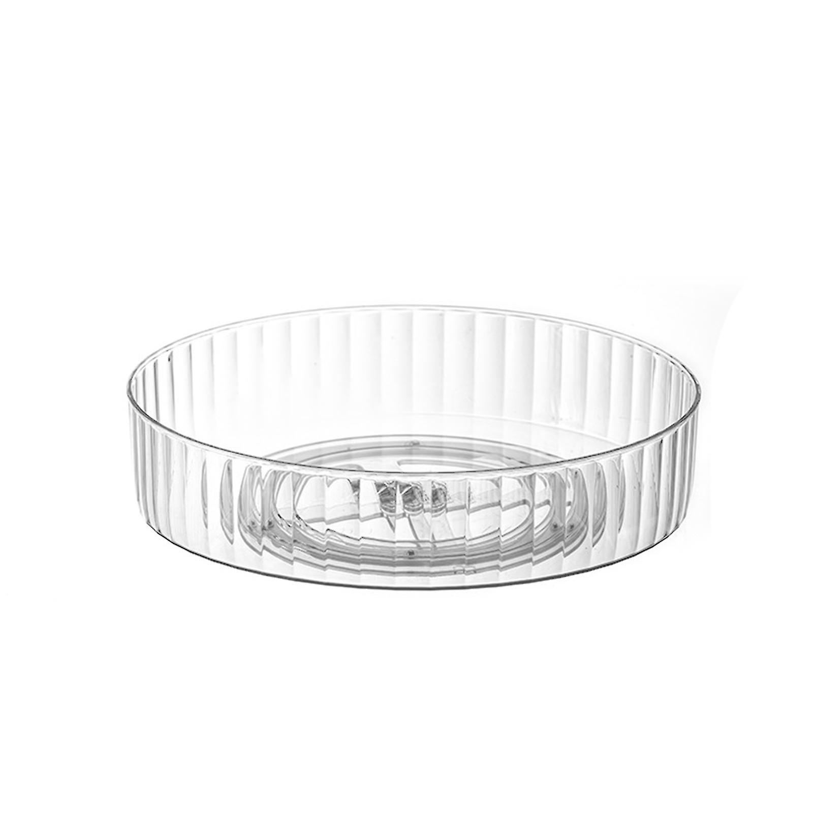 Storage Box Organizer For Spice Kitchen Fridge Creative Transparent Round Turntable