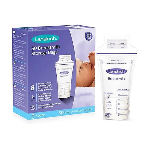 Breast milk storage bags 50 units