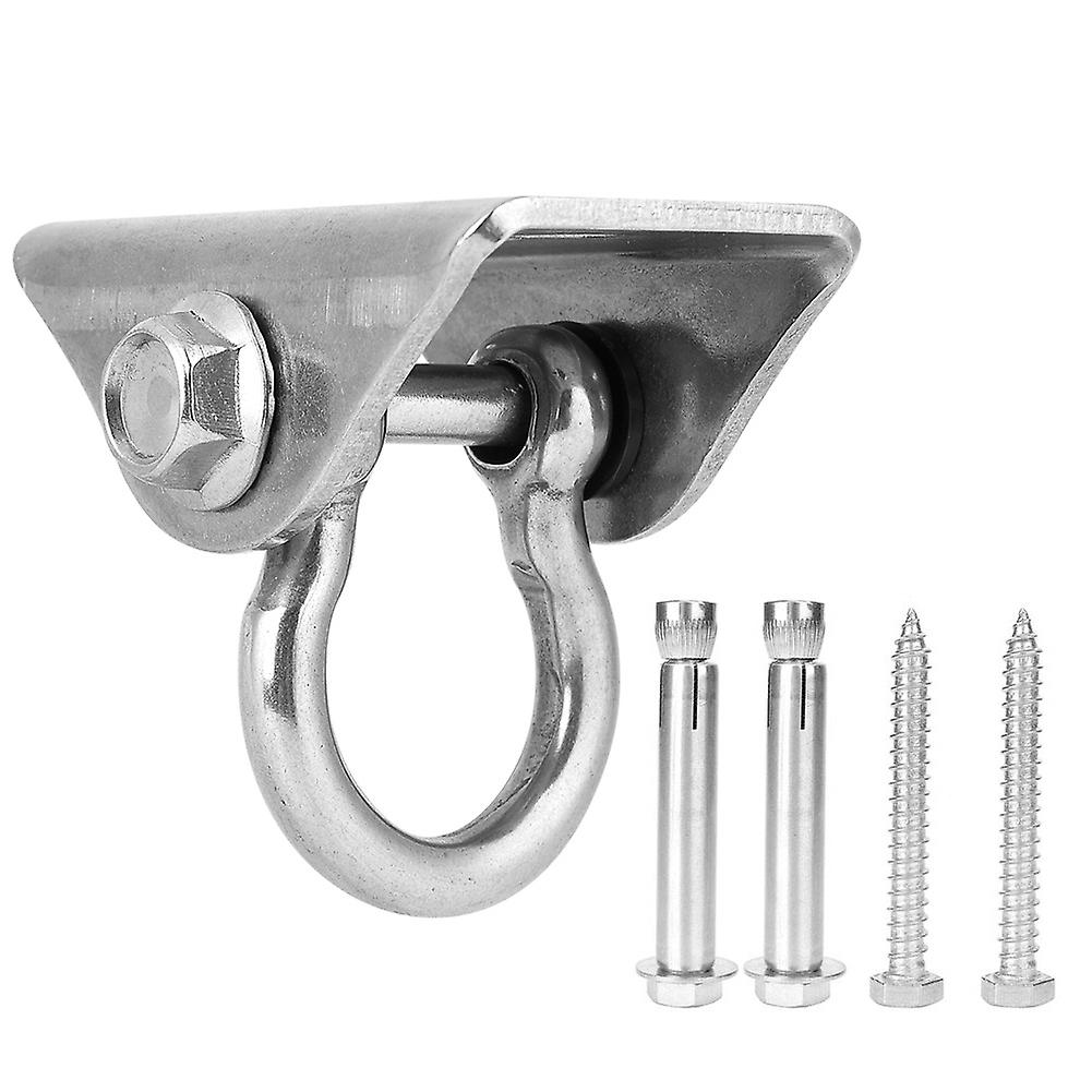 Stainless Steel D Type Suspension Swing Hanger Hook Fixed Plate Hammock Hanging Chair Accessory
