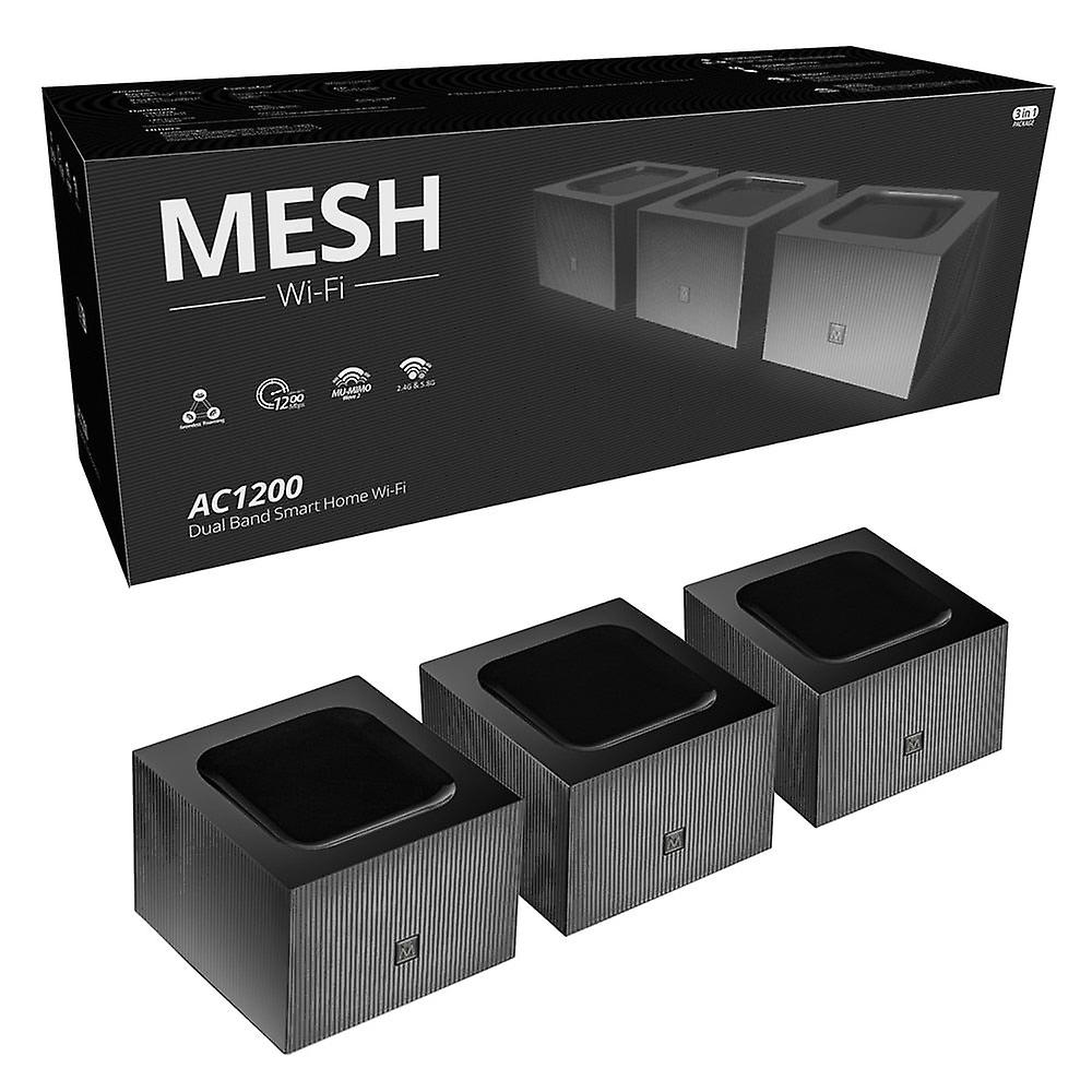 1200 Mbit / s Whole Home Mesh Wireless Wifi System mit 2,4 g 5,0 GHz Wifi Wireless Router Router Einfache Einrichtung, App Remote Manage