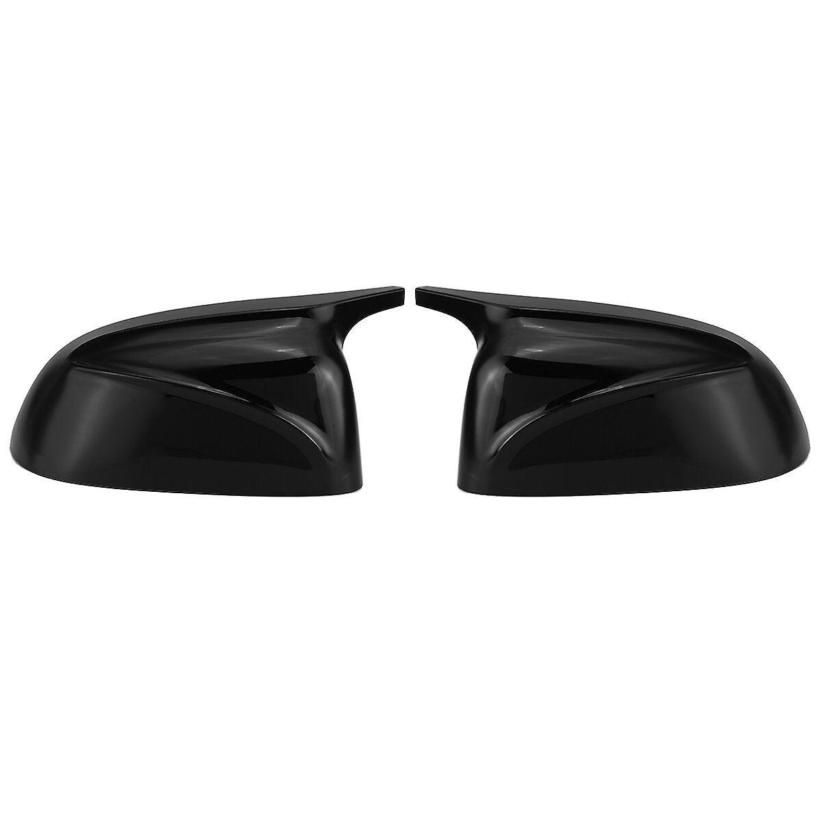 Glossy Black M Style Replacement Side Mirror Cover Caps