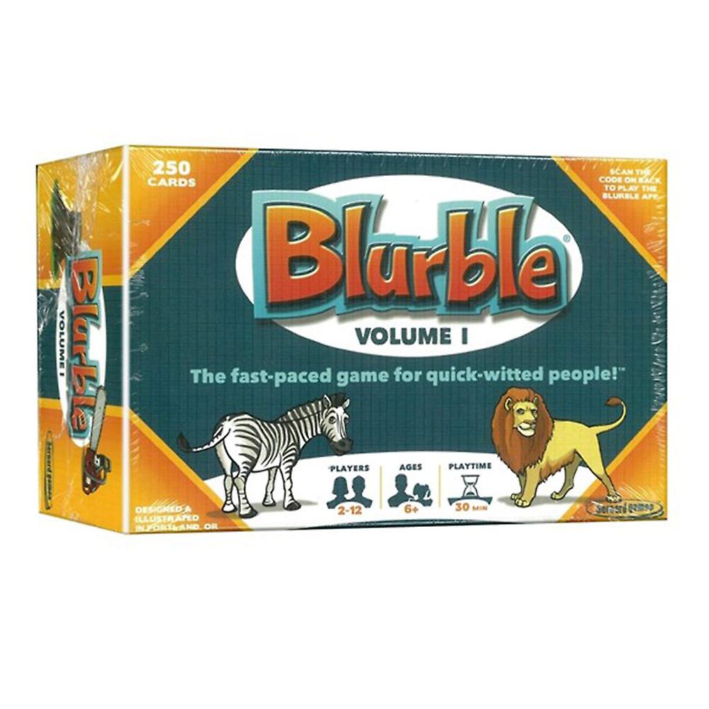 Blurble Volume 1 Strategy Fast Paced Card Game for 2 to 12 Players Ages 6+