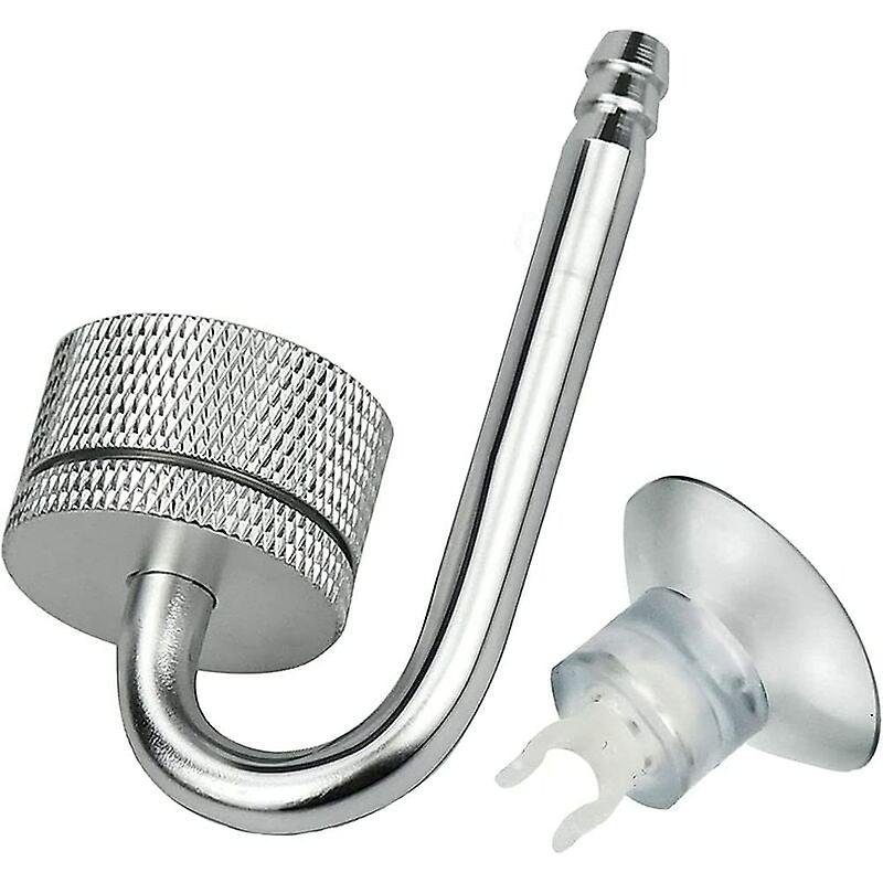 Aquarium Atomizer, Co2 Diffuser, Aquarium Co2 Diffuser, Aquarium Co2 Atomizer, Aquarium Co2 Refiner, Carbon Dioxide Reactor, for Aquarium Plant, Silve
