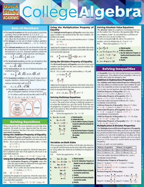 College Algebra - Ken Yablonsky