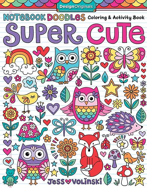Notebook Doodles Super Cute by Jess Volinski Paperback