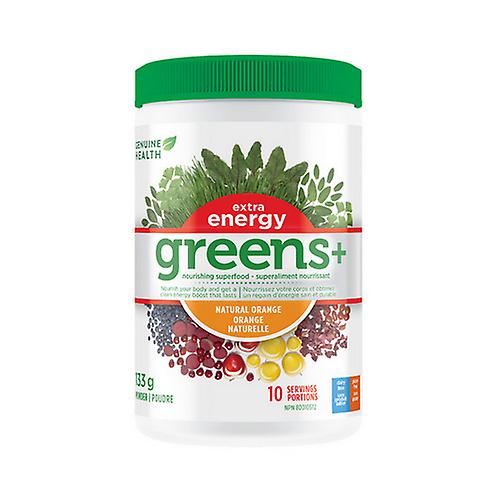 Genuine Health Greens+ Extra Energy Orange, 133 Grams