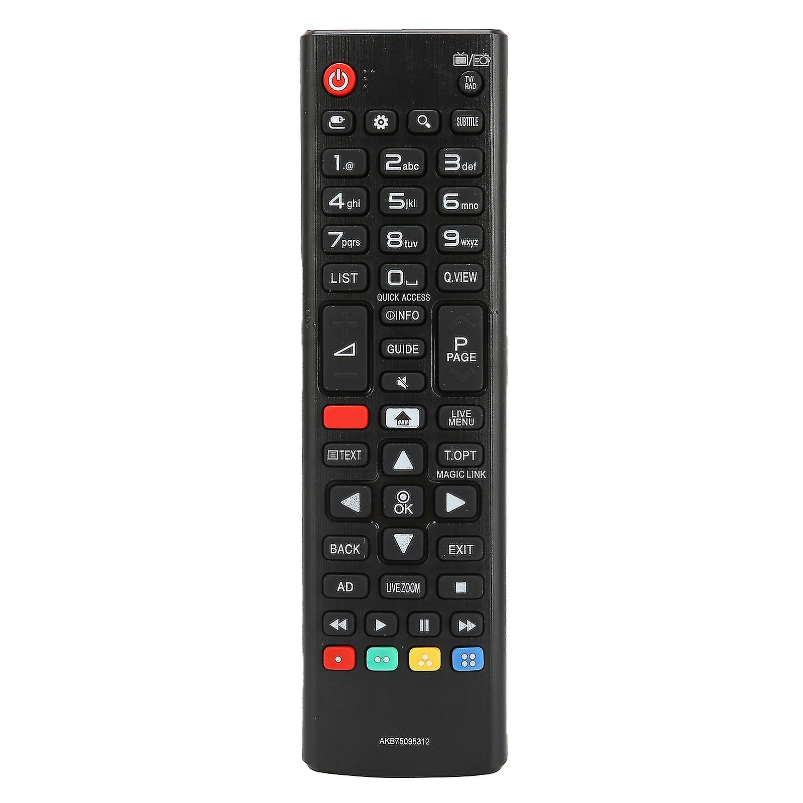Remote Control with IVI Function for LG LCD TV AKB75095312 Compatible Television Controller Replacement Accessory