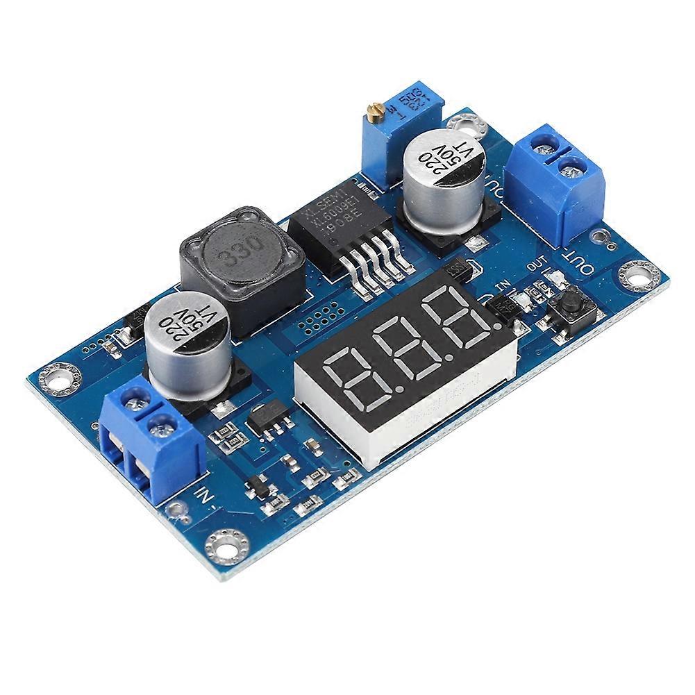 DC DC 4.5V 32V to 5-55V Adjustable Boost Converter Module With Voltmeter Display