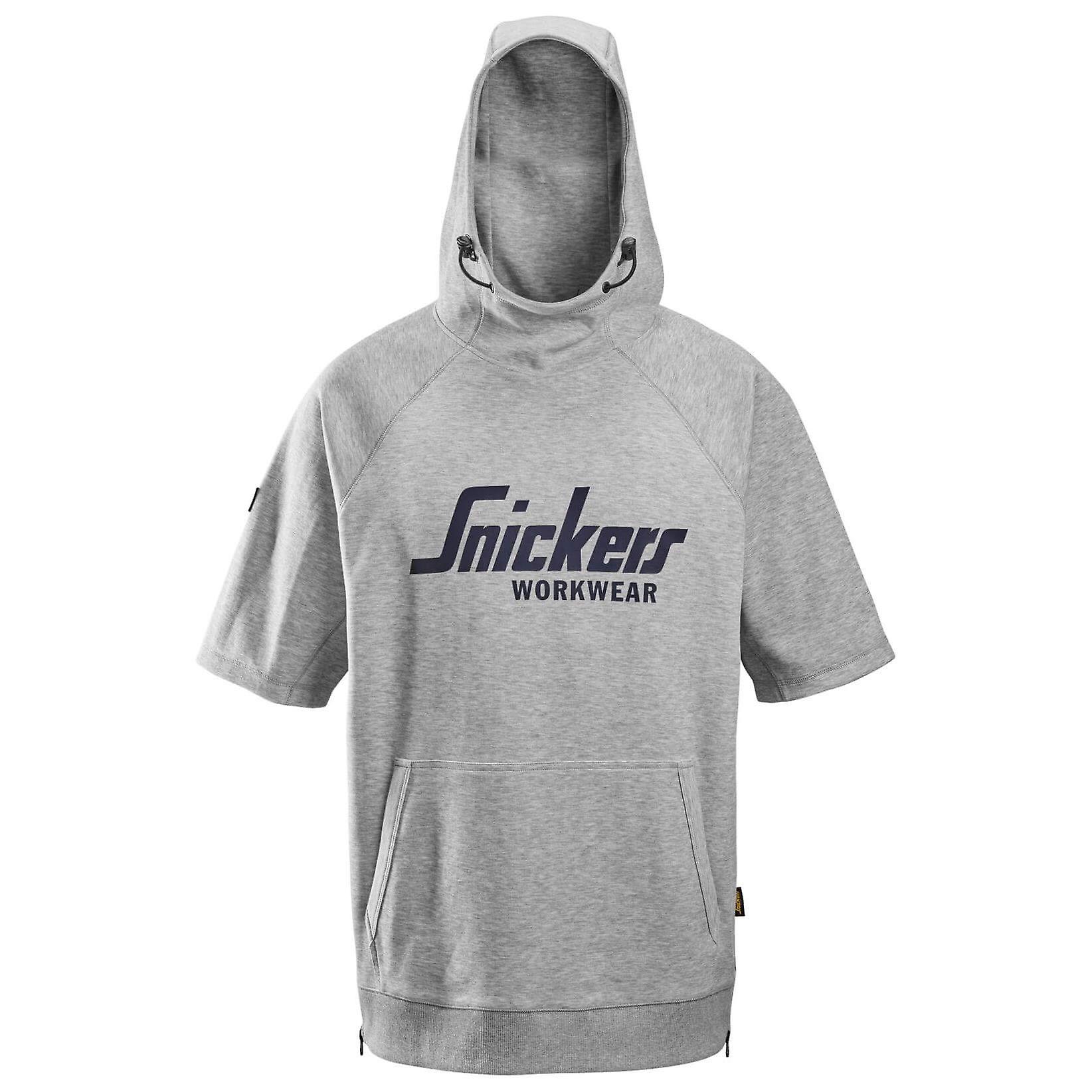 Snickers 2850 Logo Hoodie Short Sleeve
