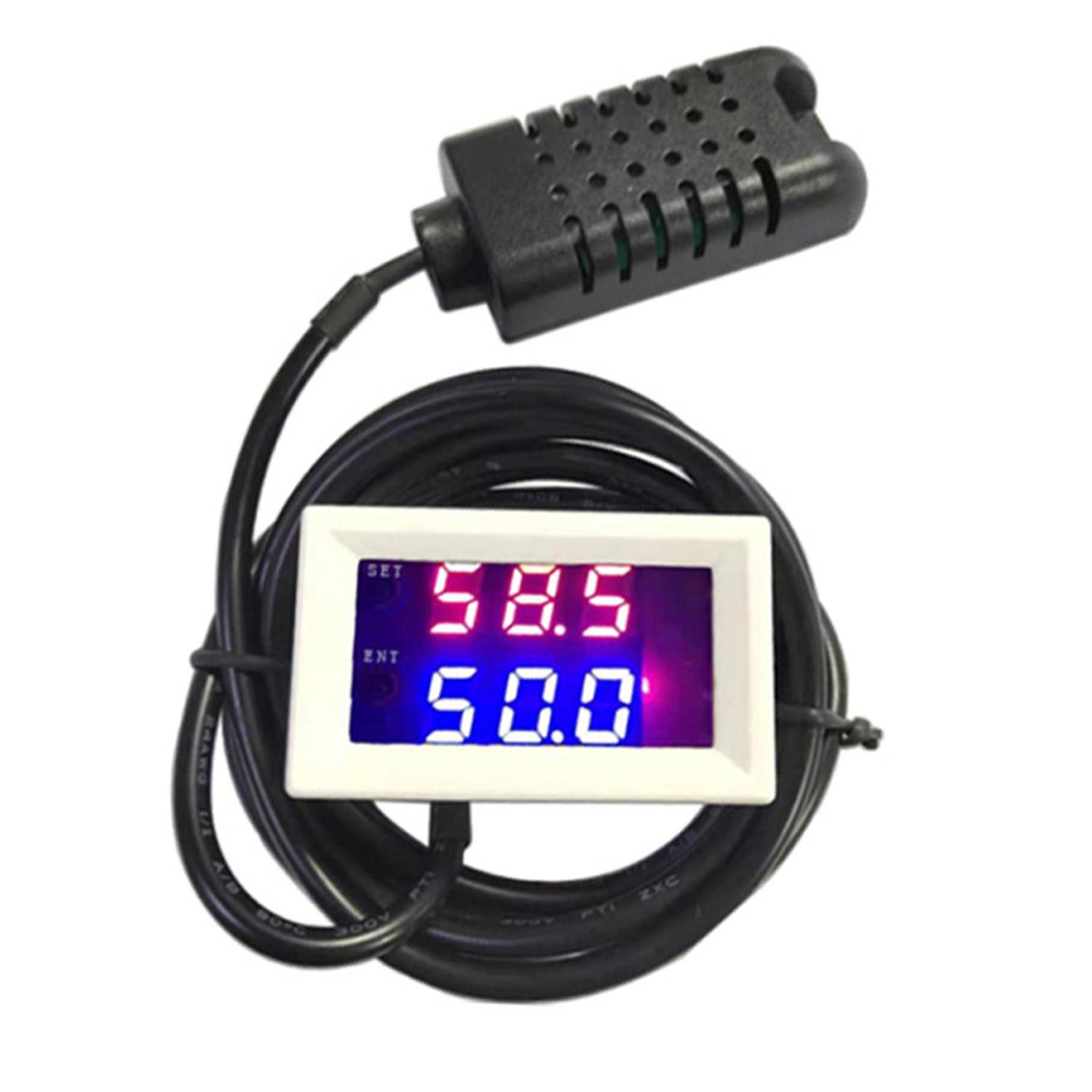 Digital Humidity Controller Intelligent Humidity Control Switch Humidistat Regulator Hygrometer