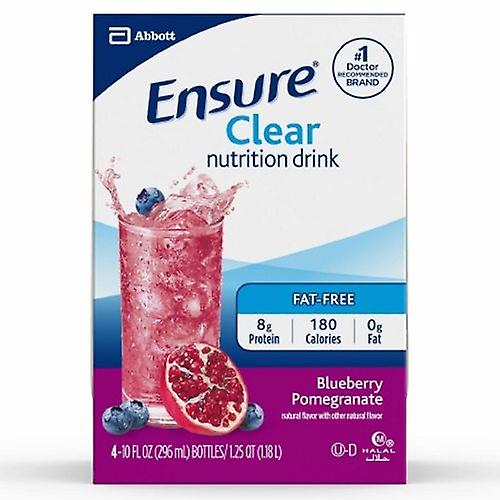 Abbott Nutrition Oral Supplement Ensure Clear Nutrition Drink Blueberry Pomegranate, Count of 12 (Pack of 1)
