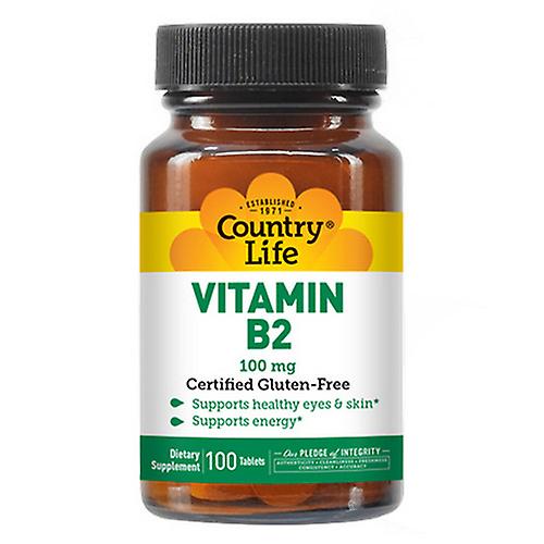 كانتري لايف فيتامين ب 2،100 مجم ، 100 قرص (عبوة من 2)