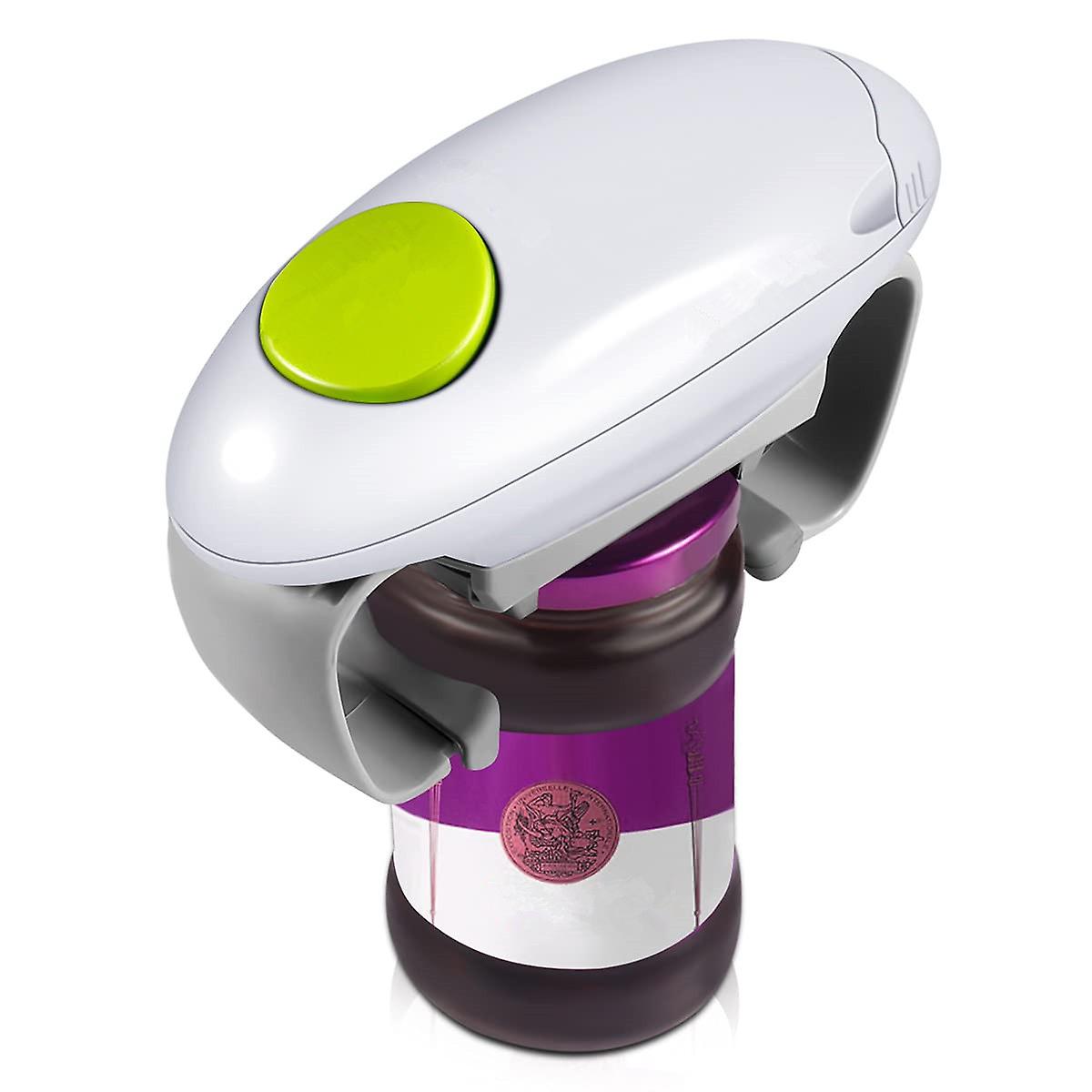 Electric Jar Opener - Strong and Sturdy Kitchen Gadget for Sealed Jars - Hands-Free Automatic Jar O