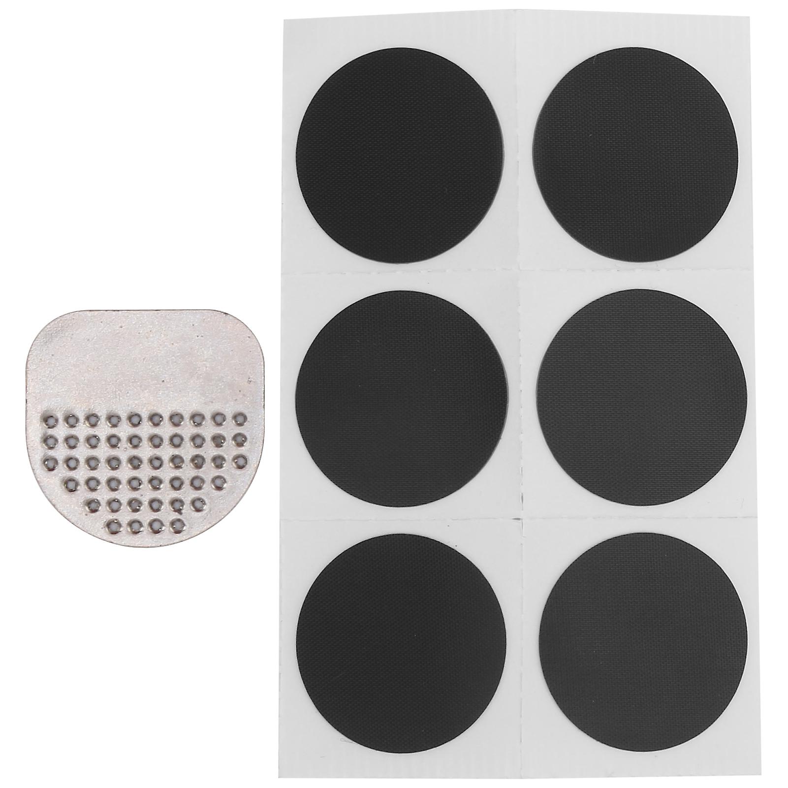 Bicycle Inner Tube Repair Patch Kit Bike Tube Puncture Glueless Rubber Patches with Rasp