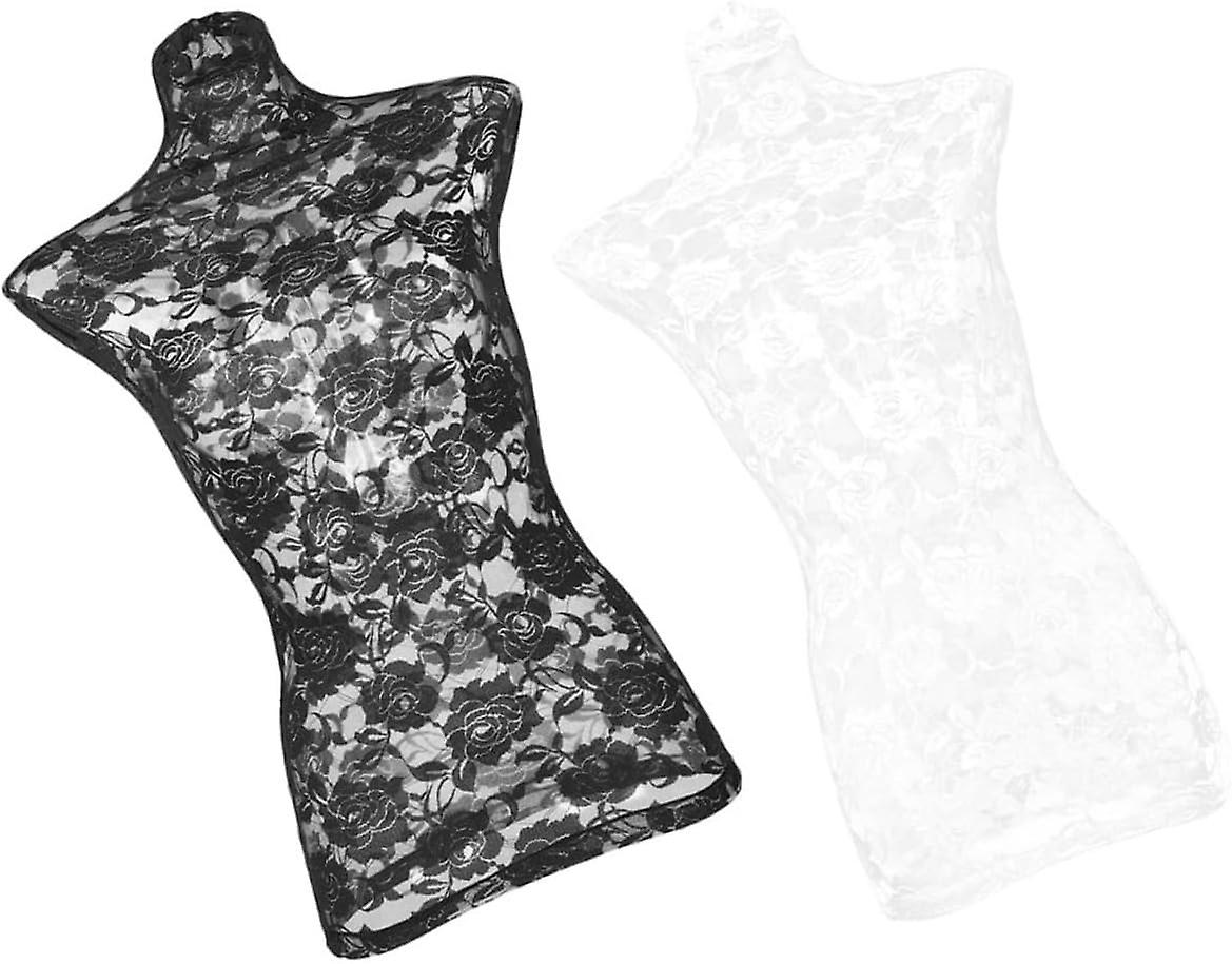 Lace Mannequin Cover - Decorative Fabric Dress Form Cover For Shop & Home Display, Random Pattern
