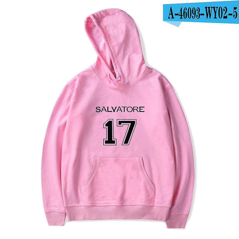 The Vampire Diaries Felpa con cappuccio sciolta alla moda stampata in 2d per uomo e donna