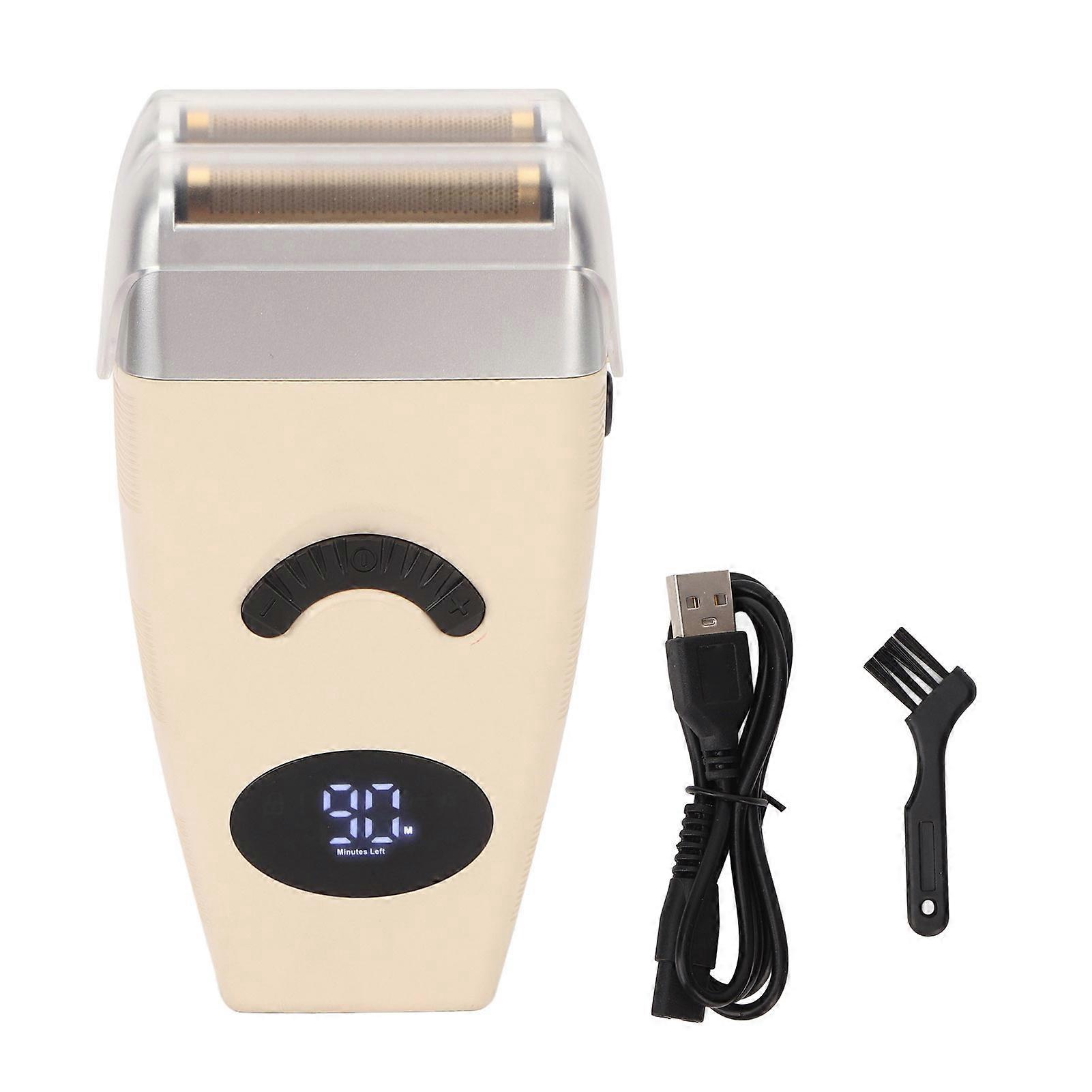 Electric Razor For Men, Thoughtful Design With Detachable Knife Head, Advanced Cutting Technology, Wet & Dry Use, Rechargeable USB, 3D Floating Knife