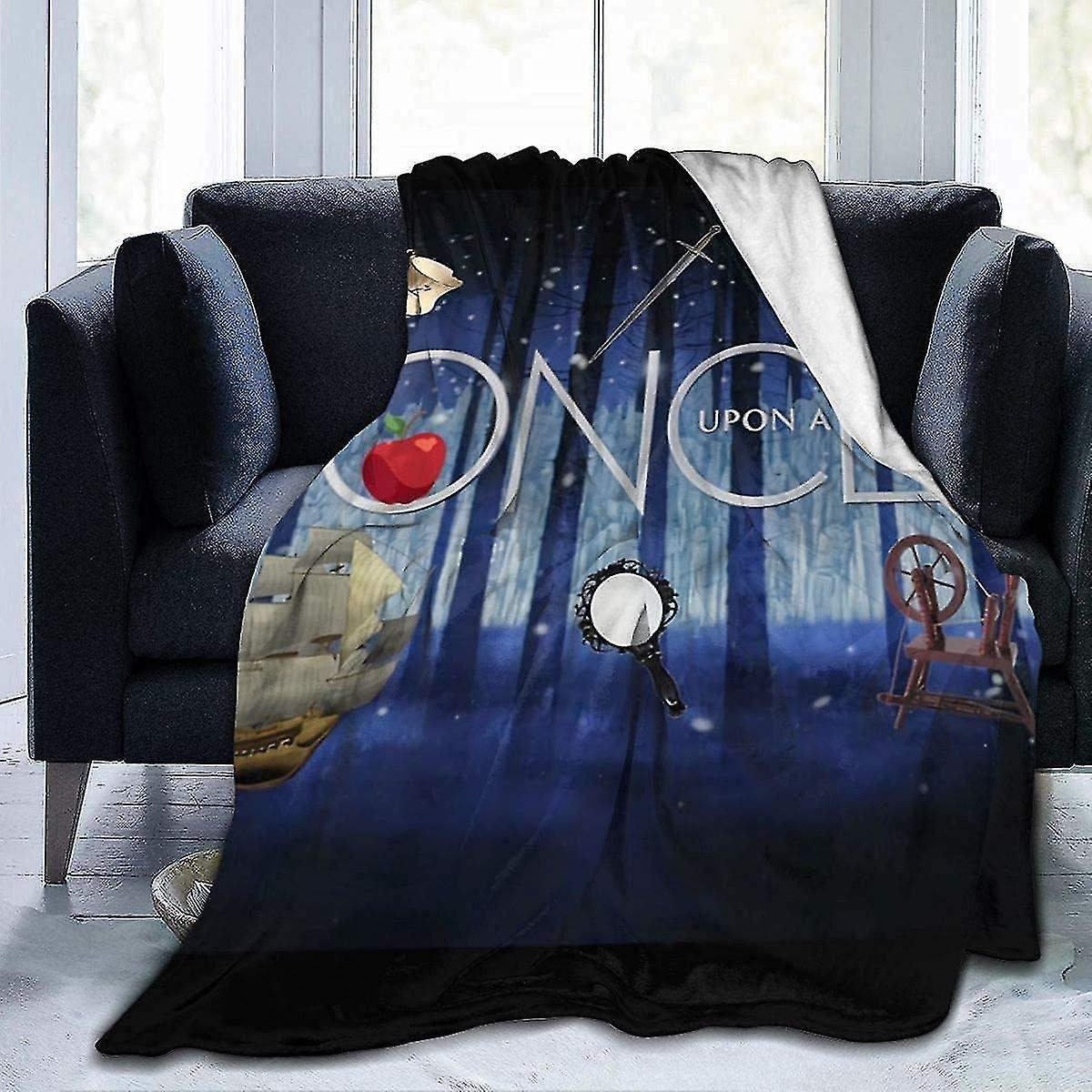 Once Upon A Time New Ultra-soft Micro Fleece Blanket Flannel Fleece Soft And Warm Plush Sofa Bed Couch Living Room