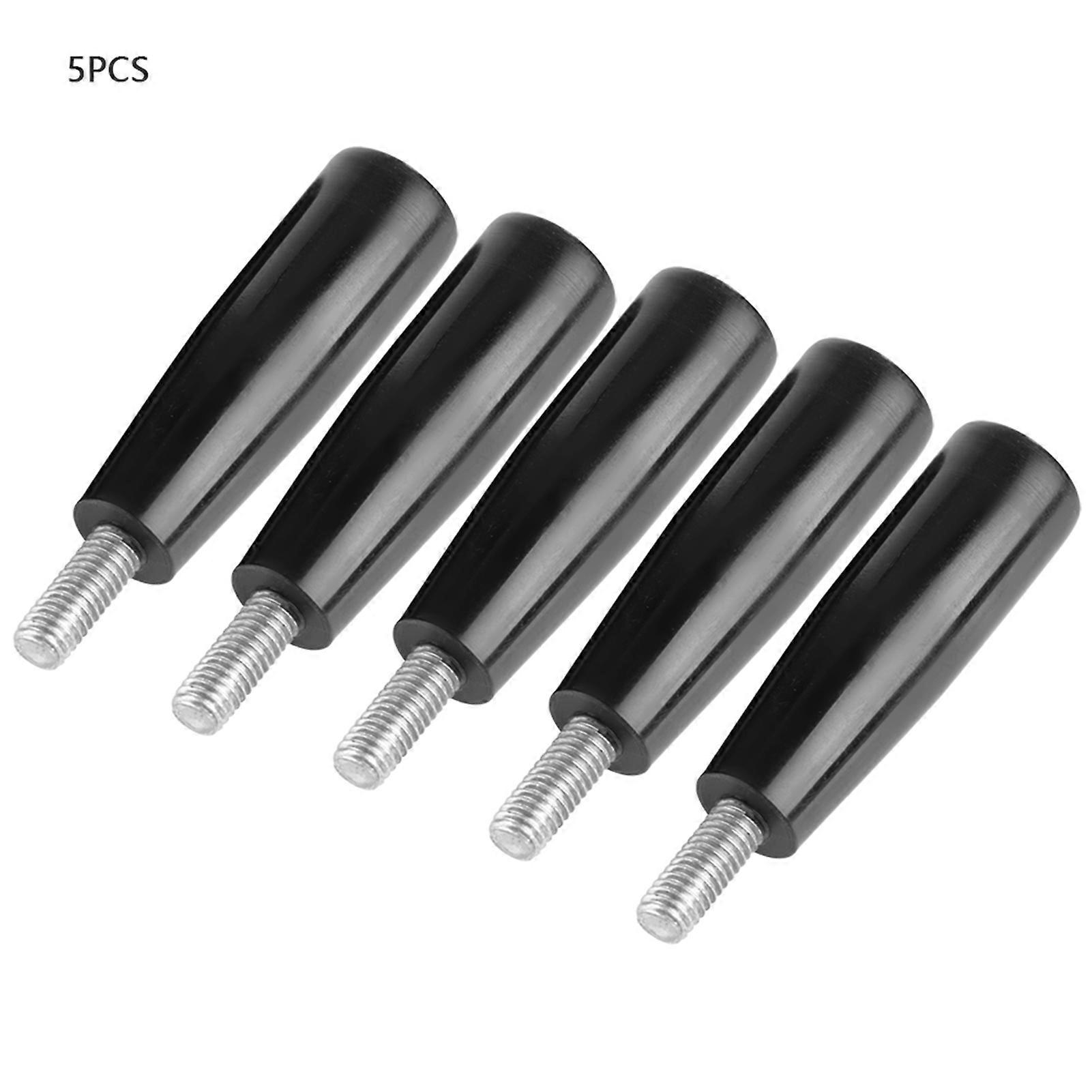 5Pcs Thread Milling Machine Replacement Accessory Tool Revolving Bakelite Handle M6 * 50 A-B