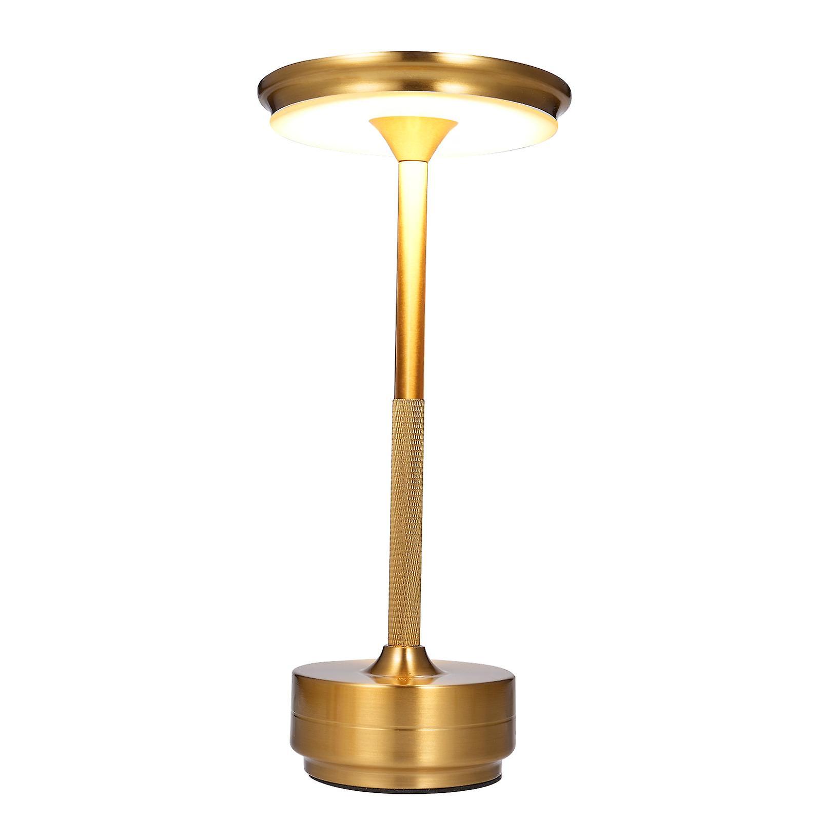 Modern Minimalist Metal Table Lamp Touch Control LED Desk Lamp Cordless Bedside Nightstand Lamp 3