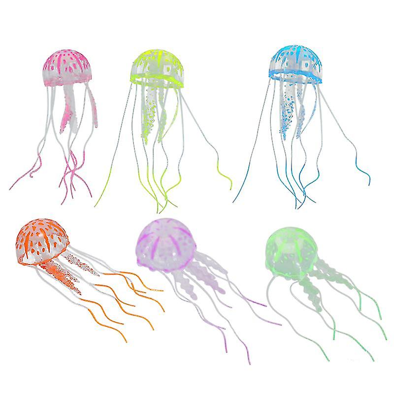 6pcs Fish Tank Jellyfish