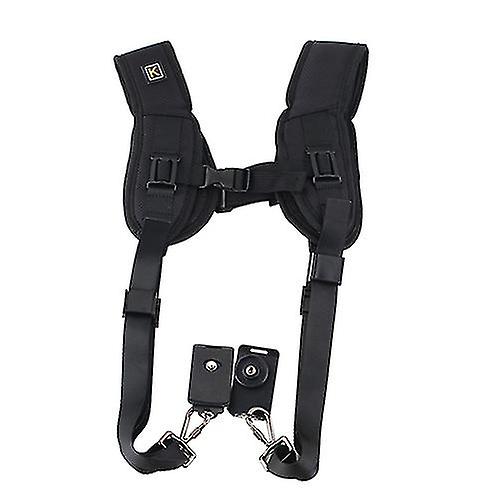 Double Dual Shoulder Camera Neck Strap Quick Release For Digital Slr Dslr Camera-hao