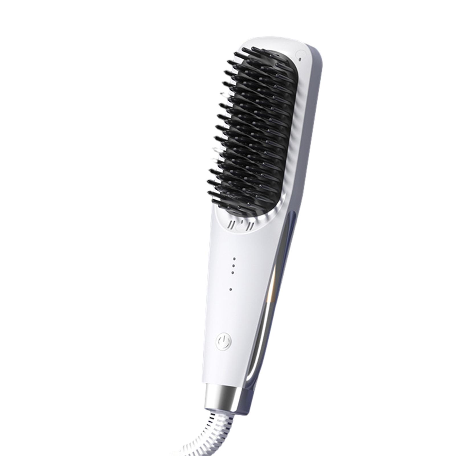 Mini Plug-in Hair Straightener Comb 3 Level Adjustables Hair Flat Irons for Hairdressing