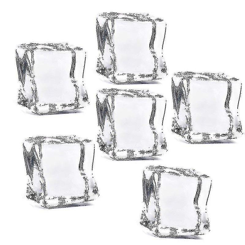 40pcs 30mm σαφή ψεύτικα πλαστικά παγάκια παγοκύβων ακρυλικά παγάκια για το σπίτι γάμου συμβαλλόμενων μερών-YUHAO