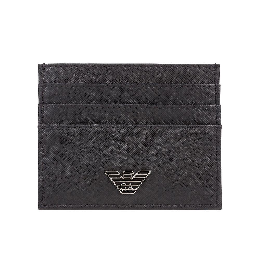 財布 アルマーニ エンポリオ レザー 名刺ホルダー 2023 Y4R173Y138E81072