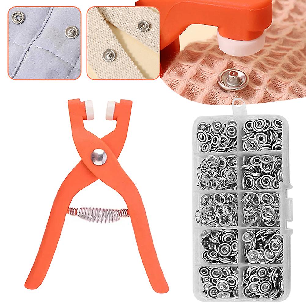 Five Claw Buckle Plier Set with Snaps Buttons Heavy Duty Snaps Fastener Tool for Leather Crafting