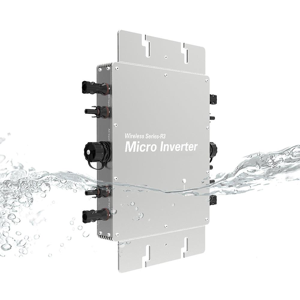 1400W Solar Grid Tie Inverter Input Dc22v-60v To Ac110v/220v Wvc On Grid Micro Power Inverter Wifi Version