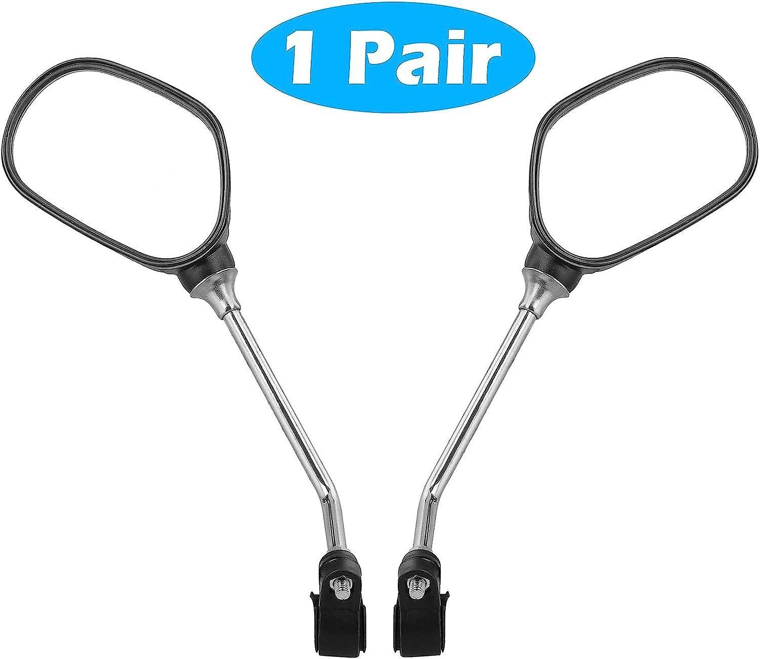 2 Pack Bicycle Mirror, Bicycle Rear View Mirror Glass Lens, Handlebar Mirror Glass Lens, Mountain En