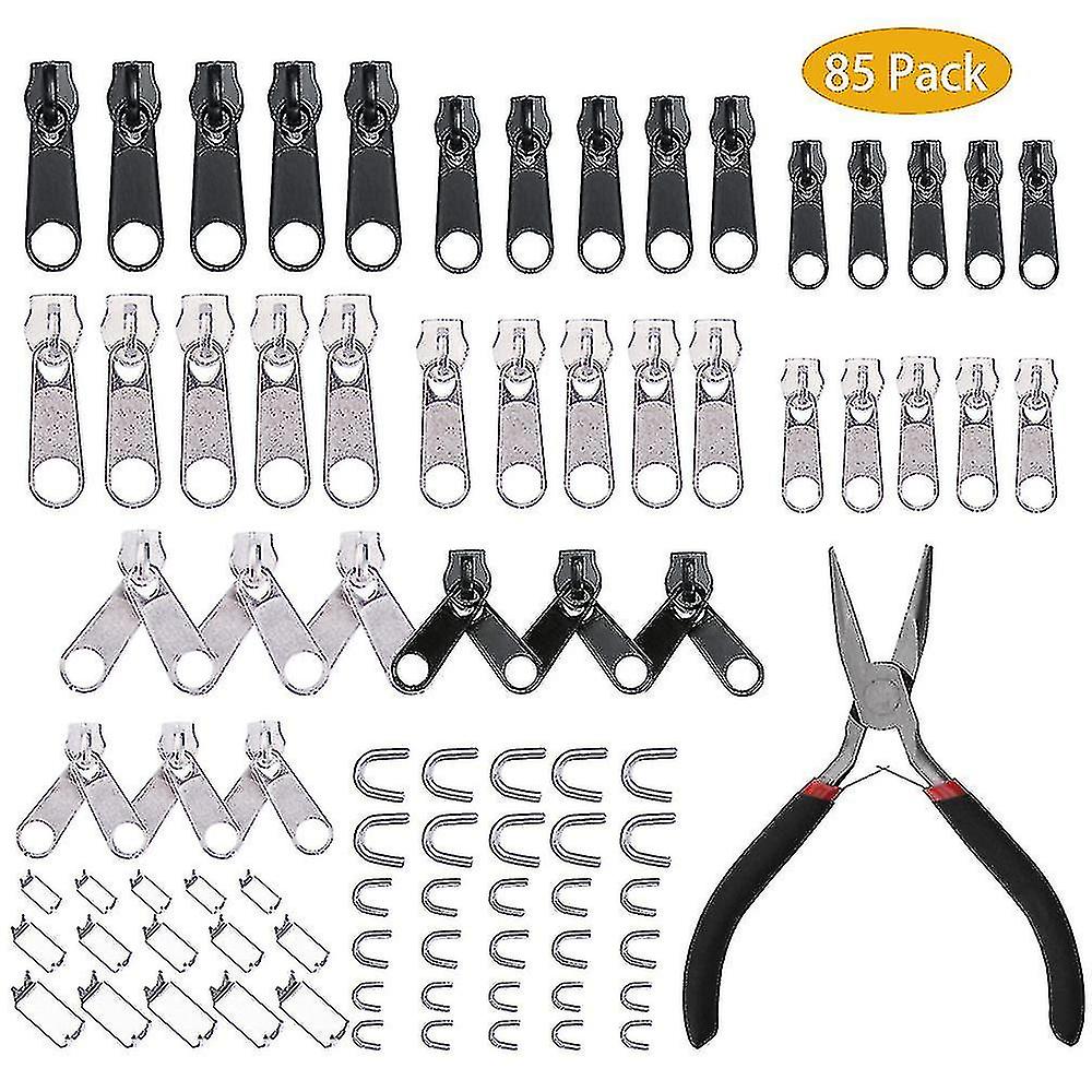 Zipper Repair Kit With Replacement Zippers