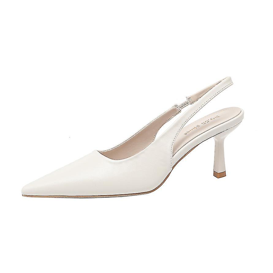 Women's slingback pointed high heels high heels