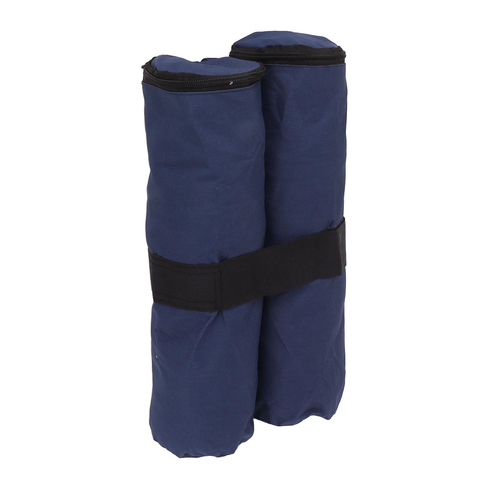 Fixed Bag Large Weight Tent Bag Advertising Display Rack Windproof Sandbag for Outdoor Canopy Collapse Prevention Navy